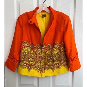 Anthracite Jacket, 100% cotton, lining, Size L.